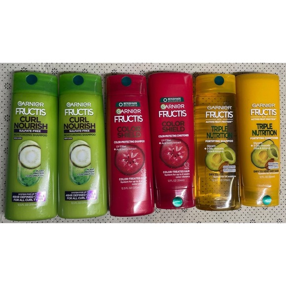 Garnier Other - Garnier Fructis Shampoo & Conditioner Sets, 6 Items